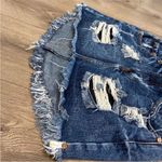 One Teaspoon  Junkyard Distressed Blue Jean Skirt Size‎ 25 Photo 3