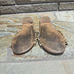 Torrid leopard print calf hair slide sandals 8 tan black Photo 5