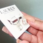 Lauren Ralph Lauren hoop studded earrings Silver Photo 3