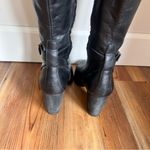 UGG Claudine Women's Tall Black Leather Heeled Boots Size 10 SKU#241139 Photo 6