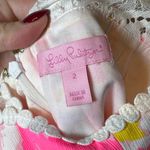 Lilly Pulitzer  Pink and Yellow Dress with Lace Photo 1