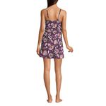 Lands' End Blackberry Jacobean Sweetheart Swim Dress O/P Swimsuit Sz 18 W… Photo 1