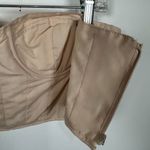 Bill Levkoff Bustier Lingerie Beige Womens Sz 10 Polyester Strapless Zip Corset Photo 15