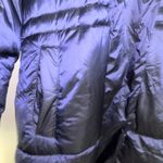 A New Day Dark Purple Hooded Puffer Long Jacket Water Resistance Size XL Photo 3