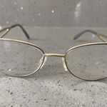 TURA Eyeglasses Mod. 154 CHA Gold Oval Full Rim Eyeglasses Frames ONLY 53 Photo 0