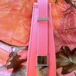 pink faux leather round hand bag purse Photo 2