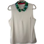Tommy Bahama Active Sleeveless Polo Golf Preppy Pickleball Tennis Womens Size XL Photo 0