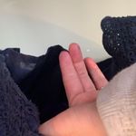 Gap Blue Maternity Medium Navy Blue Sleeveless Scoop Neck Babydoll Tank Top Photo 5