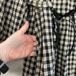 Listicle  Long Sleeve Gingham Sweetheart Midi Dress L NWOT Photo 6