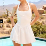 Mistress Rocks  White Halter Dress Photo 0