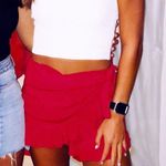 Forever 21 Red Tie Skort Photo 0