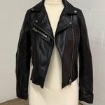 Stradivarius  Leather Moto biker jacket Photo 1