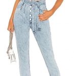 GRLFRND Daphne Ultra High Rise Skinny Jeans Borderlands Light Blue Wash Size 25 Photo 0