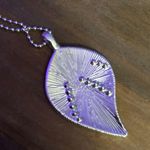 Kenneth Cole Colorful Enamel Leaf Pendant Necklace Photo 4
