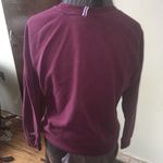 Champion  maroon cropped athletic sweatshirt Photo 1