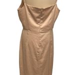 Sam Edelman Beige Satin Midi Dress Photo 6