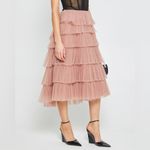 Few‎ Moda o.p.t Ricci Tiered Tulle Midi Skirt Photo 1