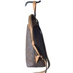 Michael Kors  MK Monogram Bicolor Leather & Coated Canvas Tech Backpack NWT Photo 3