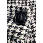 Montaldo's Houndstooth Pattern High Waist Pleated Trousers Black White sixe Size 26 Photo 2