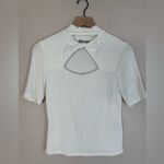 Walter Baker  Shelby Keyhole Cutout Top size Small in White $148 Photo 1