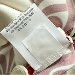 La DoubleJ Medallion Placée Stretch Pants Cream Envers Satin Sz L NWT Red Size L Photo 9