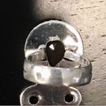 Artisan  Golden Orange Topaz Silver Ring Sz 6.25 Photo 4