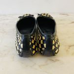 Tory Burch Black Yellow Woven Ballerina Flats Bow Accent - US 7.5 Photo 6