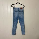Denim Forum The Lola High Rise Skinny Crop Jeans Size 27 Light Wash Blue Photo 7