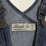 Vintage Y2K Utility Cargo Overalls Denim Brake Up Independent Jeans Womens 2 Blue Photo 3
