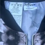 So Danca Kaia Vest Floral Flower Black Adult Size Medium Dance Ballet New Photo 6