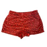 SO NEW  Red Plush Sleep Shorts XOXO Small Lounge Photo 1