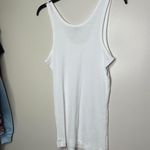 American Vintage vintage Y2K 2000s retro White and pink rhinestones bedazzled Hollywood tank top Photo 4