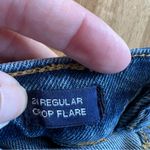 Gap  Crop Flare Jeans | Size 24 Regular | Raw Hem Photo 6