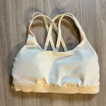 Lululemon  Energy Bra White Size 4 – Medium Support, Excellent Condition Photo 7