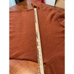 Rachel Zoe  Rust Orange Turtleneck Knit Sweater Women's Large Career Wear Mock Photo 3