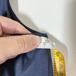 Valerie Stevens  Navy Dress Womens 6 Blue Shift Silk Classic Minimalist Lined Photo 6