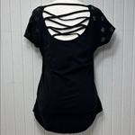 Harley Davidson Cross Back Graphic Cap Sleeve Tshirt‎ Black Size L Size L Photo 2