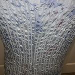 Armani Collezioni Light Blue Silk Sleeveless Blouse size 14 Photo 5