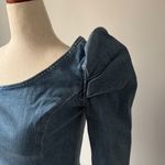 GRLFRND  Blue One-Shoulder Dress Size XS Ellie Denim Mini in No limits Photo 5