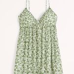 Abercrombie & Fitch Mini Dress Plisse Ruched Babydoll Dress Photo 0