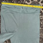 Free People  Intimately Women’s M Light Green Most Wanted Button Front Joggers Photo 5