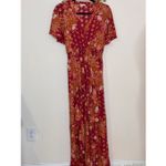 Poupette St. Barth Pink Floral Maxi Dress S Photo 1