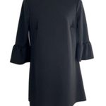 Hot Gal Black Bell Sleeve Mini Shift Dress Size Medium Photo 0