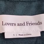 Lovers + Friends  Sundance Everglade Green Jersey Tie Front Evening Maxi Dress Photo 9