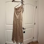 Shona joy NWT  La Lune Elegant One-Shoulder Cream Dress Photo 5