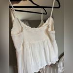 American Eagle  Outfitters White Babydoll Tank Top Photo 2