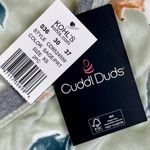 Cuddl Duds  Honeycomb Fleece Pajama Top & Pajama Joggers Set Mint Dogs XS Photo 9