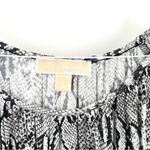 Michael Kors Michael  MK Snake Print Blouse Top Photo 4
