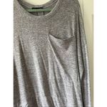 Rag and Bone  Slouchy Oversized Grey Long Sleeve Tee Small Photo 3