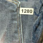 frame denim  Women’s 24 Dunes Blue Wash Le High Rise Raw Edge Fray Skinny Jeans Photo 14